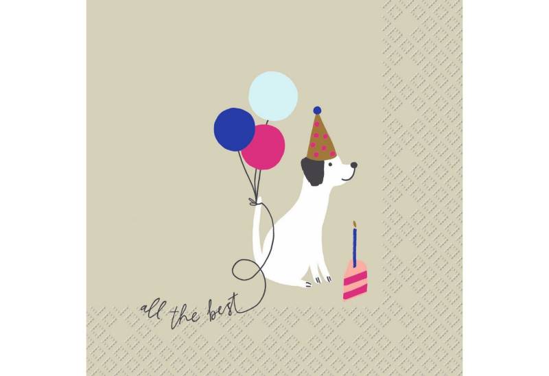 stewo Papierserviette STEWO 2572 5332 51 Lunchservietten Kind Hund - 33 x 33 cm, 20 Stück stewo Papierserviette STEWO 2572 5332 51 Lunchservietten Kind Hund - 33 x 33 cm, 20 Stück von stewo