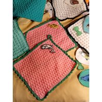 Topflappen Allergiker Handarbeit Gestickt Mit Obst, Gemüse Topflappen Allergiker Handarbeit Gestickt Mit Obst, Gemüse von stickgud