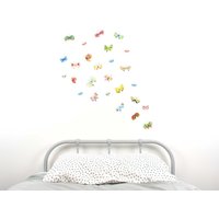 Bunter Schmetterlings-Wandaufkleber Medium - in Meinem Garten von stickytickynz
