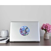 Pfauentaube in Harakeke Klitzekleines Wandtattoo Von Ira Mitchell von stickytickynz