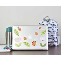 Wandtattoo Marienkäfer Mit Blumen - Klein Wandtattoo Marienkäfer Mit Blumen - Klein von stickytickynz