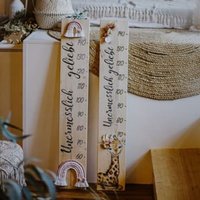 Messlatten Mit Makramee Regenbogen Oder Wunschmotive Messlatten Mit Makramee Regenbogen Oder Wunschmotive von stildekotrifftkunst