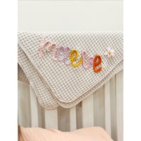 Personalisierte Decke Für Krankenhaus | Babydecke Babymitteilung Einzigartiges Baby-Geschenk von stitchedxSS