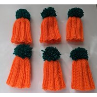 Eierwärmer Eiermützen Gestrickt Kürbis Herbst Orange Grün Halloween Eierwärmer Eiermützen Gestrickt Kürbis Herbst Orange Grün Halloween von stoeberbude
