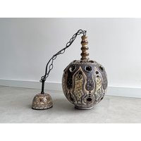 Seltene Mid Century Henk Jacobs Keramik Hängelampe - Pottery The Champignon von stoelenmeisje