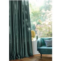 Kian Stoff Curtain Uni Petrol Meterware 3 Meter Hoch Pflegeleicht Fabric Jab Anstoetz von stoffdesign