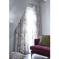 Lampions Stoff Meterware Curtain Wohnzimmer Halbleinen Leinen Grau Mit Lampions Bedruckt Jab von stoffdesign