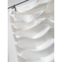 Olalaluxus Jaquard Gewebt Stoff in Wellen Curtain Gardine Weiss 3D Meterware Jab Olalaluxus Jaquard Gewebt Stoff in Wellen Curtain Gardine Weiss 3D Meterware Jab von stoffdesign