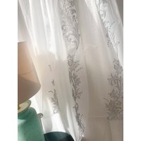 Sale% Isabellasilber Weiss Bestickt Stoff Fabric Ranken Curtain Meterware Nya Nordiska Sale% Isabellasilber Weiss Bestickt Stoff Fabric Ranken Curtain Meterware Nya Nordiska von stoffdesign