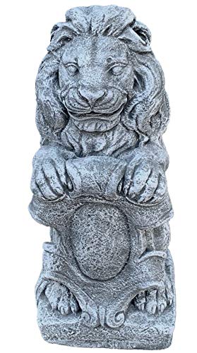 stoneandstyle Steinskulptur Löwe Steinfigur frostfest Skulptur von stoneandstyle