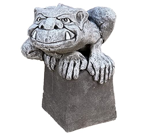 stoneandstyle Steinfigur Gargoyle Edgar frostfest Steinguss 9,4 kg von stoneandstyle