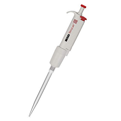 stonylab Einkanal-Pipettierhilfe, Einstellbares Variables Volumen Mikropipette Labor Pipette mit autoklavierbarem Spitzenkonus, Single Channel Pipettor Controller für die Laborforschung, 1000-5000ul stonylab Einkanal-Pipettierhilfe, Einstellbares Variables Volumen Mikropipette Labor Pipette mit autoklavierbarem Spitzenkonus, Single Channel Pipettor Controller für die Laborforschung, 1000-5000ul von stonylab