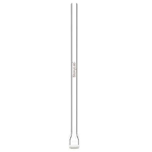 stonylab Gerader Gasverteilerröhrchen aus hochborosilikatem Glas, G2-Sandkern mit Porengröße von 30-50 μm für effiziente Luft- oder Gasdiffusion in Labor-und Aquarienanwendungen, 10 mm von stonylab