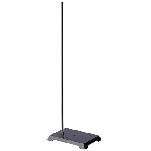 stonylab Labor Ständer, 200 x 135 mm Stützringständer aus Gusseisen mit 570 mm Stab für das Labor von stonylab