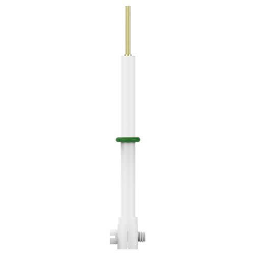 stonylab PTFE Platin Elektrodenhalter, Austauschbarer Mehrzweck Elektrodenhalter Clip mit 10 x 10 mm Platin Blech und PTFE-Körper von stonylab