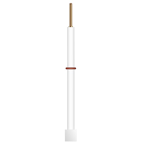 stonylab Titan Elektrode, Mehrzweck Titanblechelektrode mit 10x10x0,1 mm Titanblechplatte und PTFE-Körper für StonyLab Elektrolyt Zelle Labor Elektrode von stonylab