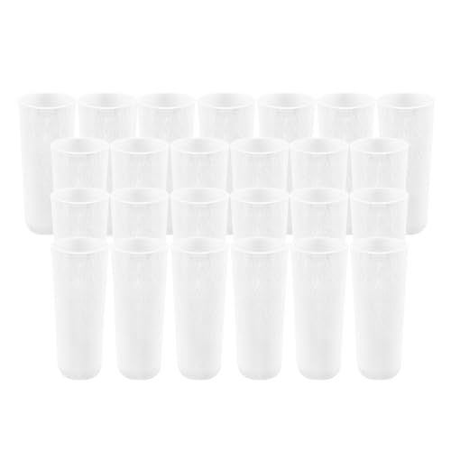 stonylab Zellulose Extraktionskausche, 28 mm O.D. Extraktionskausche mit 80 mm Länge und 2,5 mm Dicke für Soxhlet Extraktionsgerät (Packung mit 25 Stück) von stonylab