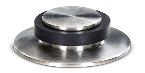 Stoppwerk Bodentürstopper Rund und Flach - Türstopper Edelstahl mit Gummipuffer inkl. Befestigungsmaterial zum Schrauben am Boden - Ø5,3cm H:1,4cm Stoppwerk Bodentürstopper Rund und Flach - Türstopper Edelstahl mit Gummipuffer inkl. Befestigungsmaterial zum Schrauben am Boden - Ø5,3cm H:1,4cm von stoppwerk