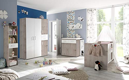 storado.de Babyzimmer Isabel 2 nelsoneiche 7 TLG. Komplett Set Baby Komplettset mitwachsend storado.de Babyzimmer Isabel 2 nelsoneiche 7 TLG. Komplett Set Baby Komplettset mitwachsend von storado.de