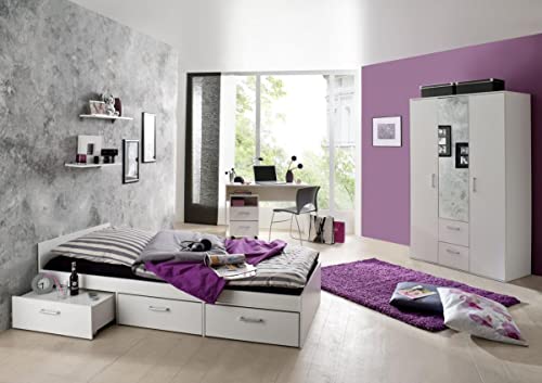 storado.de Jugendzimmer Steffi Weiss Flieder 5 TLG. EAN 4260498522767 von storado.de