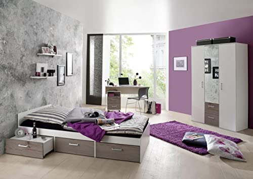 storado.de Jugendzimmer Berlin weiß matt Eiche Nelson 5-TLG. EAN 4260498522767 storado.de Jugendzimmer Berlin weiß matt Eiche Nelson 5-TLG. EAN 4260498522767 von storado.de