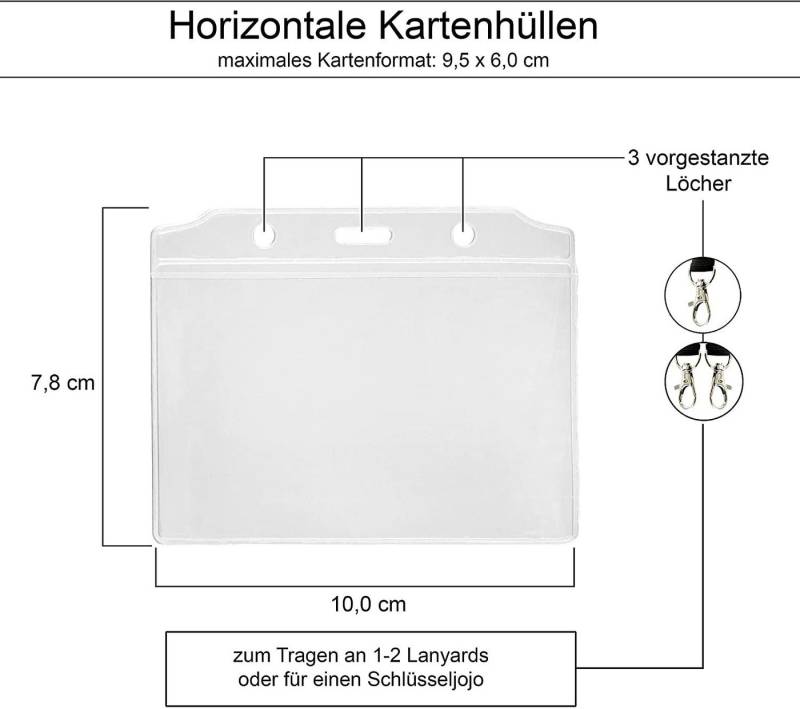 store HD Tischkartenhalter - Horizontale Kartenhüllen im Kreditkartenformat, Kunststoff store HD Tischkartenhalter - Horizontale Kartenhüllen im Kreditkartenformat, Kunststoff von store HD