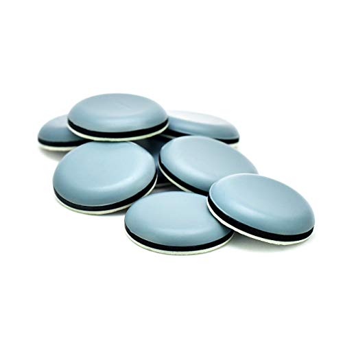 STORE HD – 16x Teflongleiter selbstklebend Ø30 mm, Möbelgleiter Teflon für alle Böden, PTFE Gleiter – beste Alternative zu Filzgleitern, rund von store HD