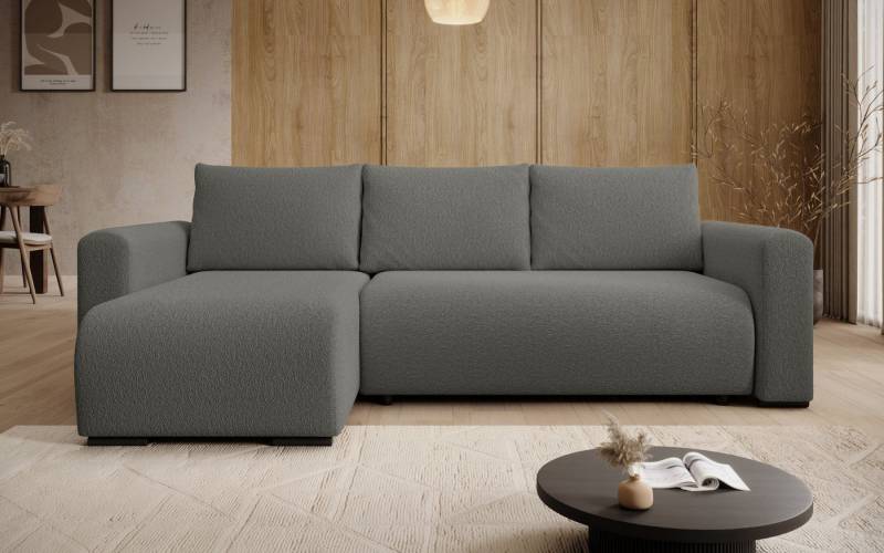 storez24 Ecksofa Tally, mit Bettkasten und Schlaffunktion, L-Form, bequem von storez24