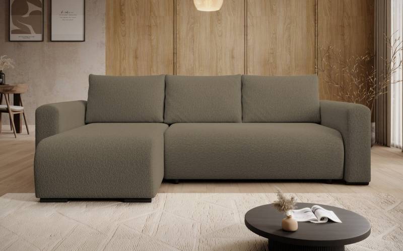 storez24 Ecksofa Tally, mit Bettkasten und Schlaffunktion, L-Form, bequem von storez24