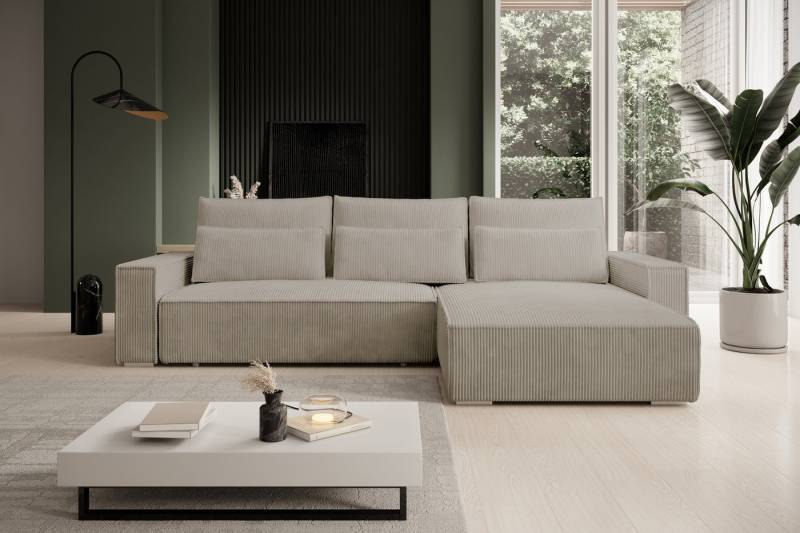 storez24 Ecksofa Alice, wahlweise mit Bettfunktion und Bettkasten, Steppung im Sitzbereich storez24 Ecksofa Alice, wahlweise mit Bettfunktion und Bettkasten, Steppung im Sitzbereich von storez24
