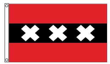 Stormflag Amsterdam Flagge 90x150cm Amsterdam Fahne 3x5ft Polyester 90g mit flaggen Top Qualität von stormflag