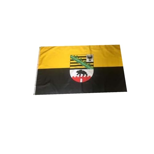 Stormflag Deutsche Sachsen - Anhalt Flagge 60x90cm Sachsen - Anhalt Flagge 2x3ft Polyester Pongee 90g mit Ösen mit Doppelnadel genäht. Stormflag Deutsche Sachsen - Anhalt Flagge 60x90cm Sachsen - Anhalt Flagge 2x3ft Polyester Pongee 90g mit Ösen mit Doppelnadel genäht. von stormflag