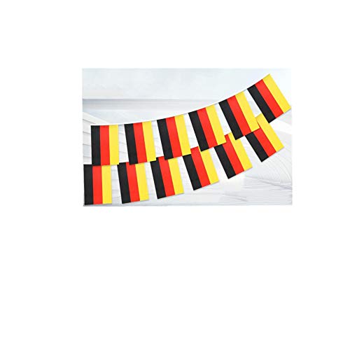 Stormflag Deutschland Bunting Flagge 14x21cm 20pcs 6M Polyester, Länge ca. 20ft (6meter), 20 St. Flaggen. von stormflag