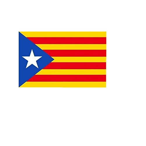 Stormflag Flagge Katalonien, 60 x 90 cm, Flagge Katalonien Blava, Polyester, 90 g, 2 Metallösen, doppelte Naht mit Öse von stormflag