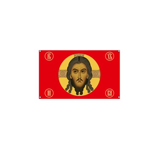 Stormflag Flagge des russischen Reiches 90 x 150 cm Religion Jesu Christi Polyester 90 g, Metall Doppelnaht mit Öse von stormflag