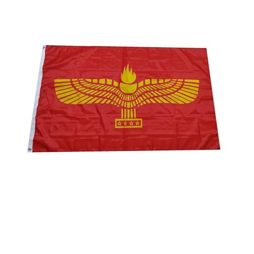 Stormflag Aramäische Flagge Syrien, 90 x 150 cm, Aramäische Flagge, 90 g, Polyester, 90 g, mit Ösen und Doppelnaht Stormflag Aramäische Flagge Syrien, 90 x 150 cm, Aramäische Flagge, 90 g, Polyester, 90 g, mit Ösen und Doppelnaht von stormflag
