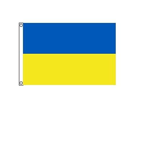 Stormflag Ukraine flagge 60x90cm Ukraine Fahne 2x3ft polyester 90 g with eyelets sewn with double needle von stormflag