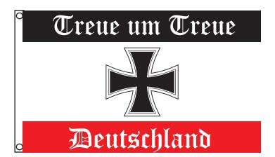 Stormflag Deutschland Eisernes Kreuz Flagge 90cmx150cm Deutschland Treue Flagge 3x5ft Polyester 90g mit Ösen mit Doppelnadel genäht. von stormflag