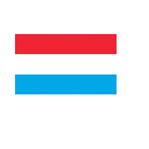 Stormflag Luxemburg Flagge 90x150cm Flagge Luxemburg 3x5ft Polyester 90g mit Ösen mit Doppelnadel genäht. von stormflag