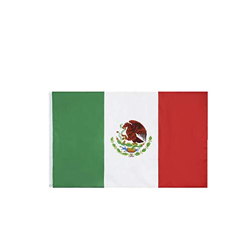 Stormflag Mexiko Flagges (90cmx150cm) Polyester Pongee 90g mit Ösen mit Doppelnadel genäht. von stormflag
