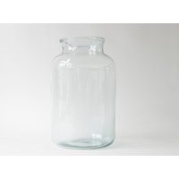 Glasvase Blumenvase Vase Weiß Glasvase Blumenvase Vase Weiß von strandholzshop