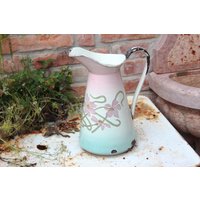 Vintage Wasserkanne Nr2 Krug Emaille Vintage Wasserkanne Nr2 Krug Emaille von strandholzshop