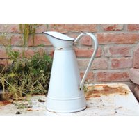 Vintage Wasserkannenr3 Krug Emaille Vintage Wasserkannenr3 Krug Emaille von strandholzshop