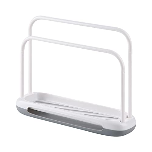 streeHerjjkeA1 küche Spülbecken Organizer küche schwammhalter spülbecken Küche für 2 in 1 Schwammhalter und Arbeitsplatte Dual-Use Bad Küchenzubehör mit Ablaufwanne von streeHerjjkeA1