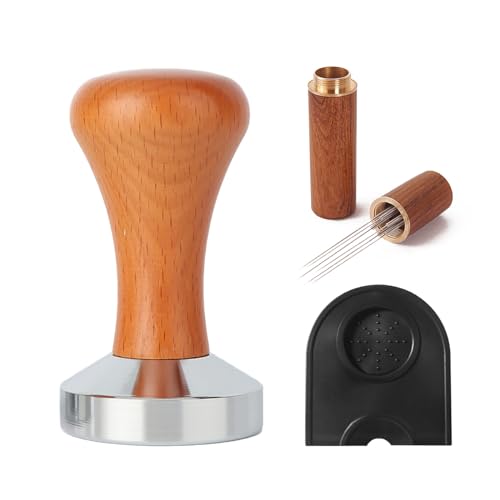 streeHerjjkeA1 51mm Espresso Tamper Set mit Druckreguliereung,Kaffeerührer Espresso Distribution Tool,Wdt Tool mit Espresso Nadel,Tamper Matte streeHerjjkeA1 51mm Espresso Tamper Set mit Druckreguliereung,Kaffeerührer Espresso Distribution Tool,Wdt Tool mit Espresso Nadel,Tamper Matte von streeHerjjkeA1