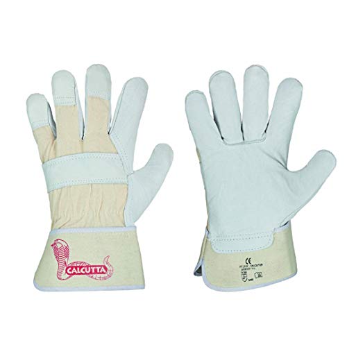 12 Paar - stronghand Rindvolllleder Arbeitshandschuhe Leder Handschuhe Calcutta Gr. 10.5 von Strong Hand