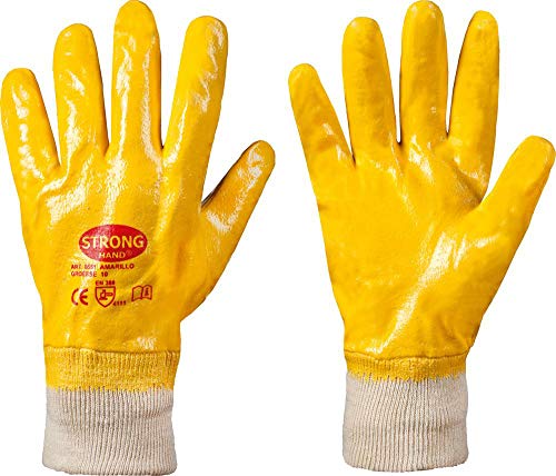 12 Paar Nitril beschichtete Handschuhe Stronghand *Amarillo* 12 Paar Nitril beschichtete Handschuhe Stronghand *Amarillo* von Strong Hand