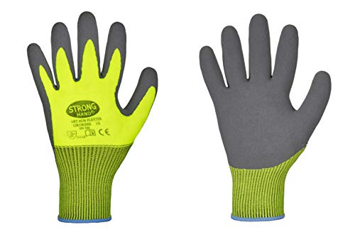 HandschuhMan. Latexhandschuhe Flexter von Stronghand Arbeitshandschuh Größe 7-11 Viel Grip (10/XL) von StrongHand