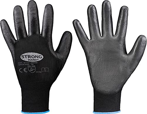 stronghand 12 Paar *LINGBI HANDSCHUHE schwarz (10) von stronghand