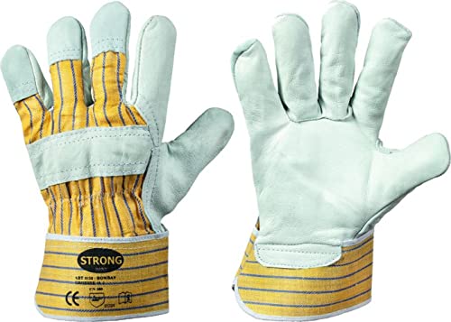 stronghand 12 Paar Vollrindleder Handschuhe von stronghand